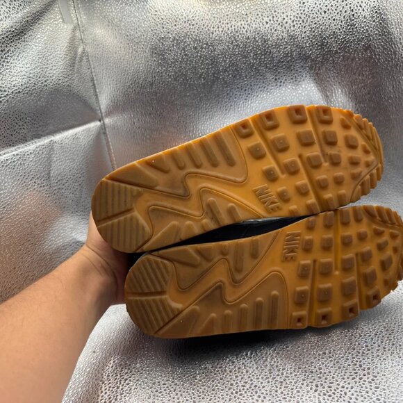 Size 8 Nike Air Max 90 Essential Wolf Gray Gum Athletic Sneakers 616730-024‎ - Picture 10 of 11